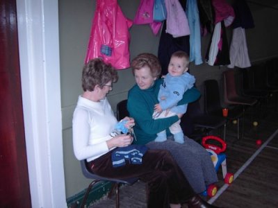Cathy Fox, Mary O'Reilly with Harry